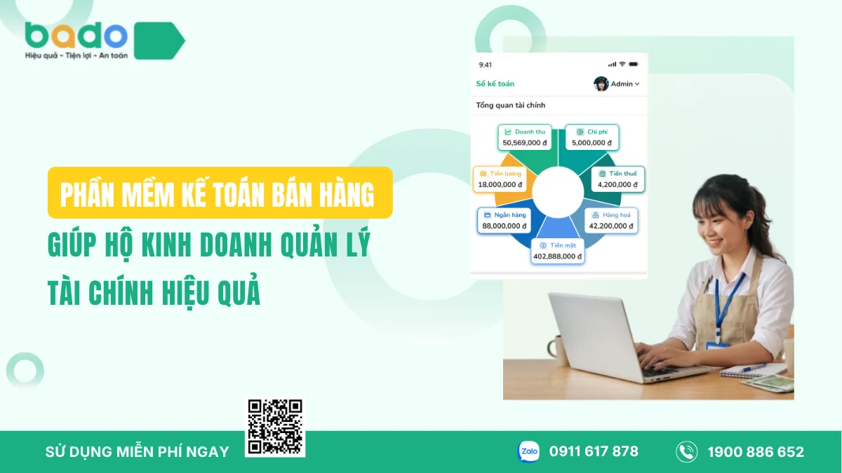 Phần Mềm Kế Toán Bán Hàng Giúp Hộ Kinh Doanh Quản Lý Tài Chính Hiệu Quả